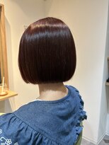 リペ(ripe)&nbsp;ミニボブ×濃厚レッド(ブリーチ無し)