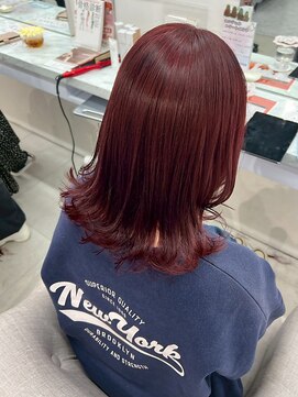 エレラビューティー(ELERA beauty) 髪質改善カラー/透明感/ローズブラウン/ミディアム