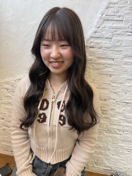 ヘアーチェリーコーク ランプ(HAIR CHERRY COKE Lamp) ＊チョコレートブラウン×ロングぱっつん