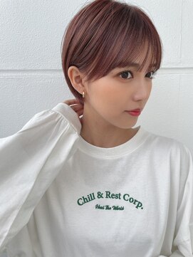 髪質改善/大人ガーリー/似合わせカット/ショートボブ前髪/仙台