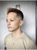 金髪スキンフェード