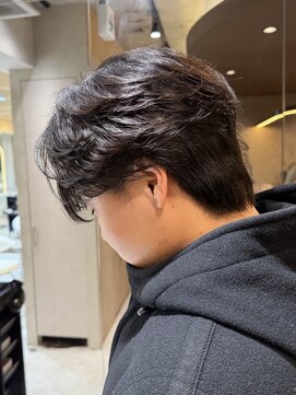 ロンドリメゾン 原宿(Lond re Maison.) men's/顔周り/ニュアンスパーマ/黒染め/韓国/ダウンパーマ23