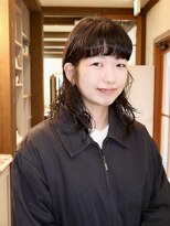メゾン ノエラ(Maison Noella)&nbsp;【谷口】ワイドバングとニュアンスパーマ