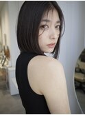 レイヤーカットウルフカットボブグレージュオリーブべージュ