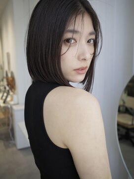 ヌヌ 渋谷 原宿 明治神宮前(nunu) レイヤーカットウルフカットボブグレージュオリーブべージュ