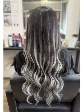 リブレ(Rebre) Black×Sirver Balayage Extention☆☆