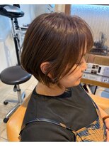 ハピネスフィール 宇治店(Happiness FEEL)&nbsp;ミセス耳かけショートボブナチュラルショート
