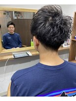 アースエレガンス 田町店(EARTH Elegance)&nbsp;アップバング×メンズパーマ