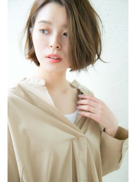 アンアミ オモテサンドウ(Un ami omotesando) 【Un ami】大人かわいい・小顔ひし形ボブ　松井