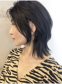 長澤まさみ風マッシュウルフレイヤー_前髪有り無しは似合わせで