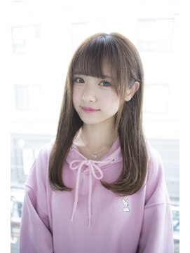 サロンドミルク 原宿(salon de MiLK) 【salon de MiLK 原宿】透明感×耳かけベージュワンカール