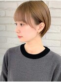 【伊杏】人気ナンバー１！耳かけショートスタイル/外ハネボブ