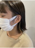 さりげないワンポイントインナーカラー☆