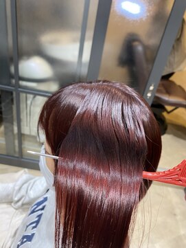 エクラート リラ 立川店(ECLART lilas.) 暖色系サラ艶ヘア【立川/個室/半個室/ヘアカラー/oggiotto】