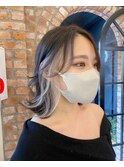 ツートンカラーのインナーカラーとレイヤー【渋谷/道玄坂】