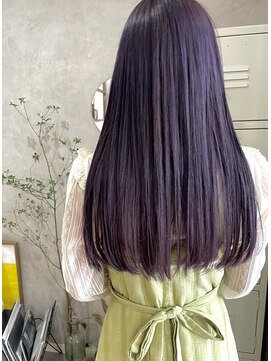 アンユージュアル(unusual) 髪質改善カラー/酸熱トリートメント/ケアブリーチ/ラベンダー