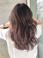 サイン 表参道(SIGN)&nbsp;レイヤーカットインナーカラーイヤリングカラー色落ち綺麗表参道