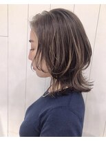 ウルフレイヤーボブ☆アッシュグレージュ