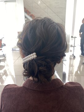 フォルテ 中田店 シニヨンアレンジ