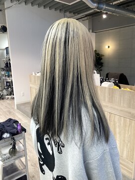 コワファーストナガサキシャンプーボーイ(COIFF1RST NAGASAKI SHAMPOO BOY) アウターカラー ホワイトブロンド