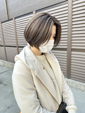 サンド 大阪梅田(sand) ＠yugo_sand [大阪梅田駅/ココアベージュ/黒髪］