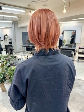 ヴェイン 渋谷(vain) ショートウルフ/レイヤーボブ/ウルフレイヤー/ハイトーンカラー