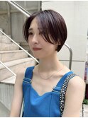 大人かわいい10代20代30代ショートボブ丸みショート
