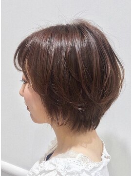 クローズ(cross-z) くびレイヤーエモージュ斜めバング小顔愛されピンクカラー