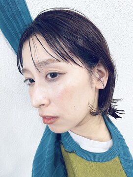 イチエ(icie) レイヤーボブ×モードカジュアル