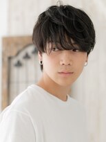 モッズヘア メン 新所沢店(mod's hair men)&nbsp;ダークアッシュ×前髪パーマニュアンスマッシュa新所沢
