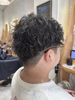 サロンドジョー(salon de joe) メンズパーマ刈り上げ 奥東巧真