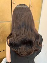 ヘアーアイスカルテット(HAIR ICI QUARTET) 透明感ブリーチなしアッシュカラー韓国風艶感ロングヘア