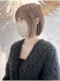 切りっぱなしボブ