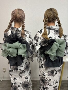 ファーストアイ 元町店(First eye)の写真/【浴衣のレンタル可能】結婚式の留袖,訪問着,七五三など大切な日の着付けに【元町・中華街駅徒歩2分】