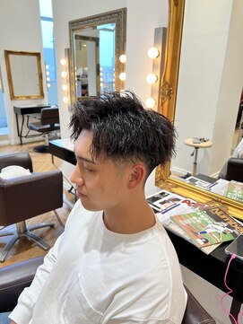 コワファースト させぼ五番街店(COIFF1RST) ツイスパ×アップバング☆