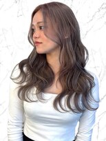 ヘアメイク ミチ 富田店(HAIRMAKE MICHI) 【MICHI 富田店　古作蓮】アッシュグレー 韓国風 透明感カラー