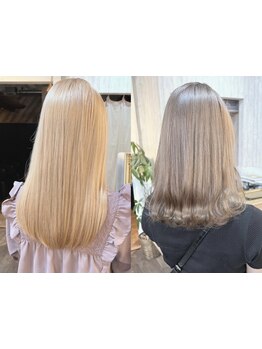 経験豊富で相談しやすいスタイリストが魅力を引き出すスタイルをご提案☆初めてのブリーチやWカラーも◎