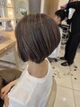 ミーサ(MYSA) 白髪ぼかしハイライトは細く取ったチップがポイント！