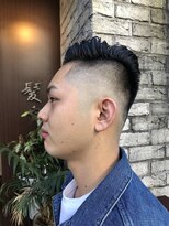 グラッドバーバードットエビス 恵比寿(GLAD BARBER. EBISU)&nbsp;サーフカール/スパイキーショート/ブルーブラック[恵比寿]