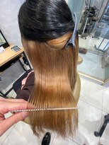 アース 二俣川店(HAIR&MAKE EARTH)&nbsp;ブリーチ毛もOK◎艶感溢れるストレート【二俣川】