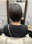 ショートボブ酸性ストレート縮毛矯正髪質改善艶髪