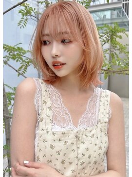 アンベリール 大名(Embellir) ブリーチ、ケアブリーチ　レイヤーカット