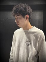 アウル 心斎橋(owl)&nbsp;【ダウンバングスパイキーショート】短髪/ピンパーマ/men's