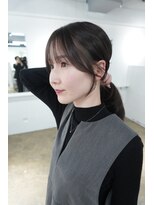 ミヨン 京都烏丸店(miyon)&nbsp;【miyon】韓国レイヤーカット×暗髪カラー×髪質改善