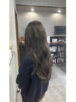 レーヴ(REVE)&nbsp;ブリーチなし　暗め透明感カラー　グレージュカラー