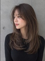 ダル 渋谷/表参道(DAL.)&nbsp;レイヤーカット髪質改善カラー透明感カラー顔まわりカット