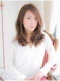 大人女子なゆるカールロング