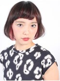  ショートバング×モードボブ