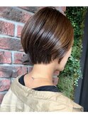 ショートボブ【骨格矯正カット】