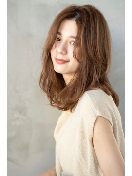 ハバナ 天神(HAVANA) 【HAVANA天神】大人かわいいヘルシーレイヤーロブ×グレージュ